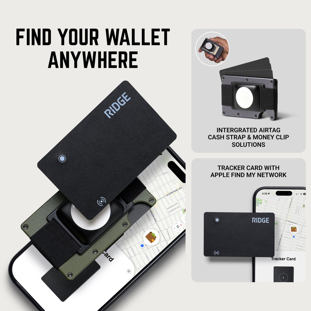 Ridge Wallet - Stars & Stripes - Stealth